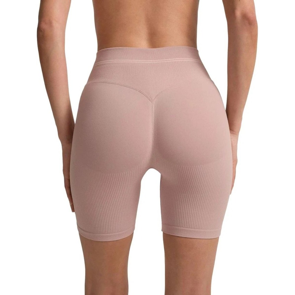 Nike X Skims Ribbed Seamless Biker Shorts 5" Himalayan Pink Activewear